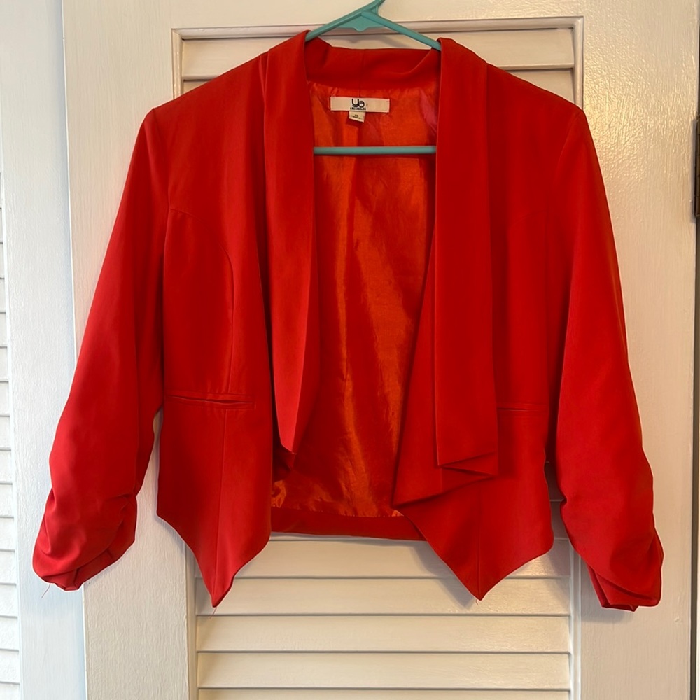 Women’s Bright Red Cropped Blazer